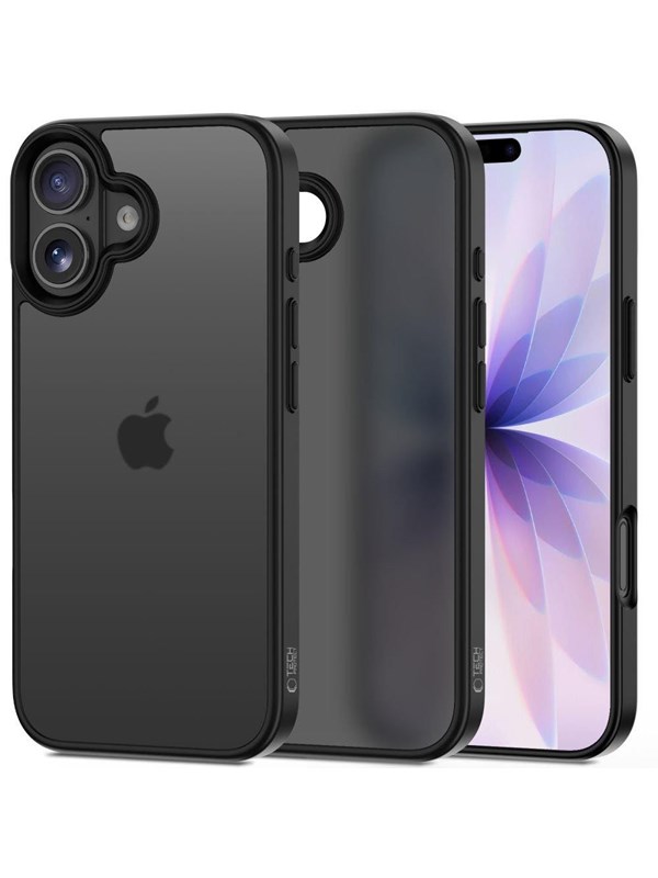 Hülle für Apple iPhone 17, Tech-Protect, Magmat, Matt Schwarz