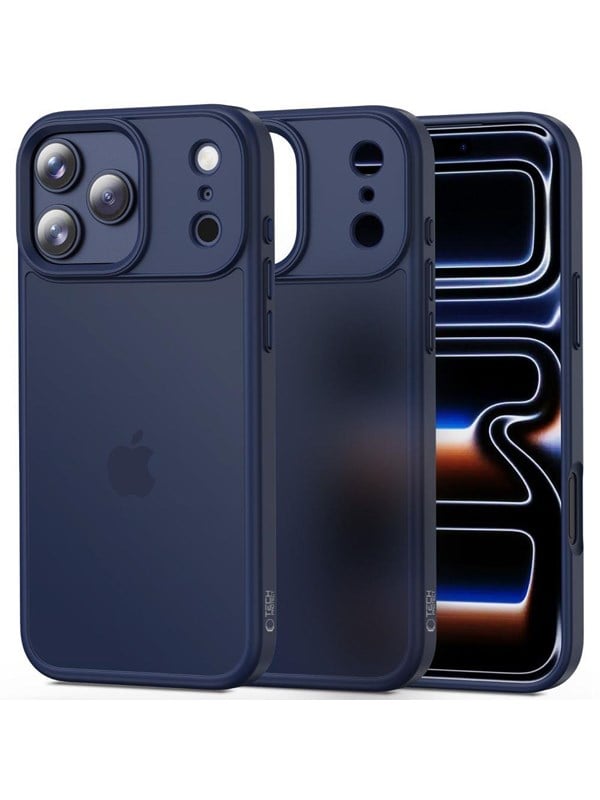 Hülle für Apple iPhone 17 Pro, Tech-Protect, Magmat, Mattes Marineblau