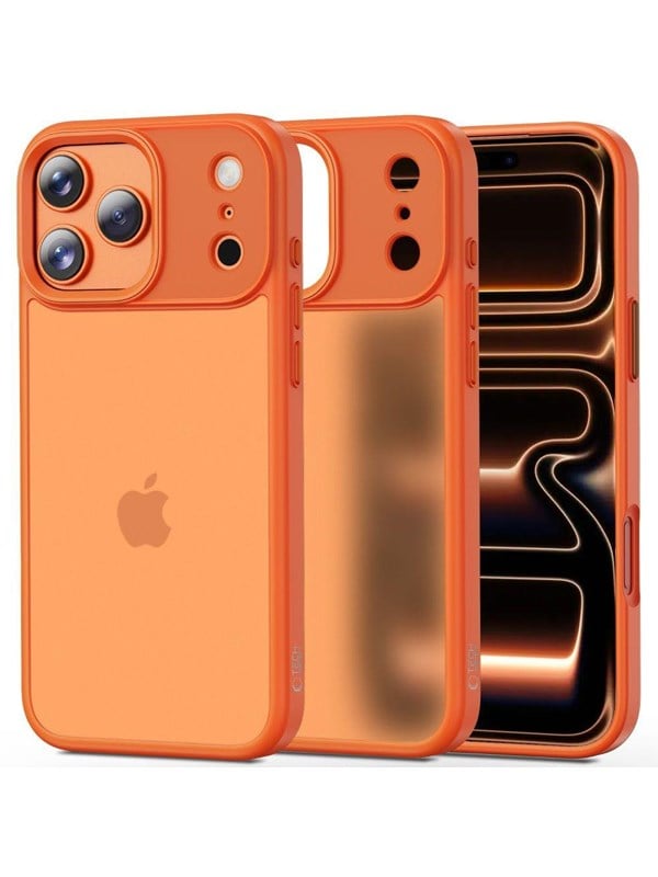 Hülle für Apple iPhone 17 Pro Max, Tech-Protect, Magmat, Mattes Orange