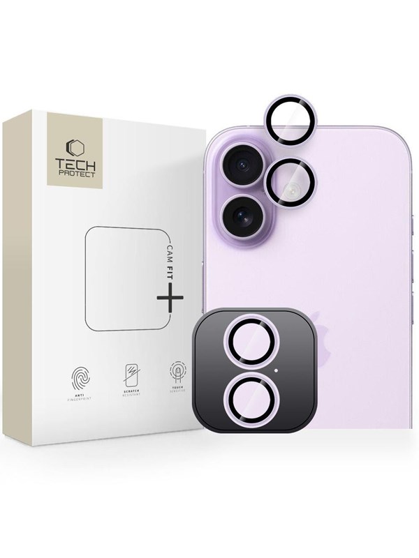 Tech-Protect Camring Fit Camera Cover for iPhone 17 - Purple