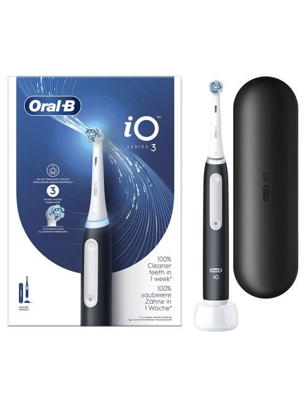 Oral B iO3 elektrische Zahnbürste Black 1 St