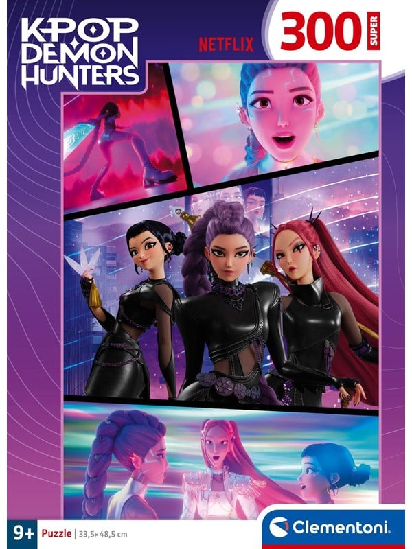 Clementoni K-Pop Demon Hunters Super 300 brikker