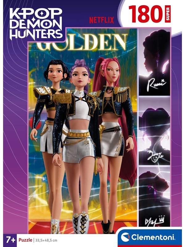 Puzzle Clementoni Supercolor K-POP Demon Hunters 180 Teile