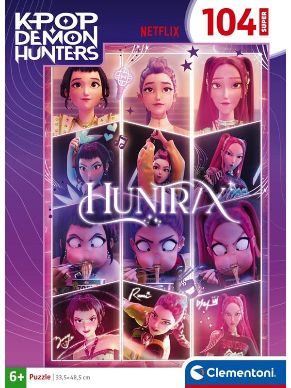 Clementoni K-Pop Demon Hunters Super 104 brikker