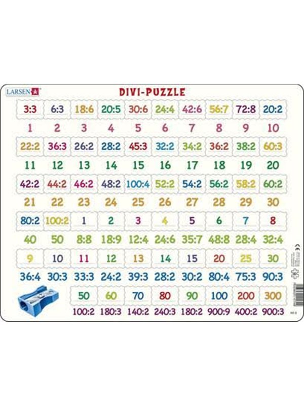 Larsen Puzzles Jigsaw Puzzle Divi-Puzzle - 58 pieces Maxi 365x285 cm 2D Puzzles