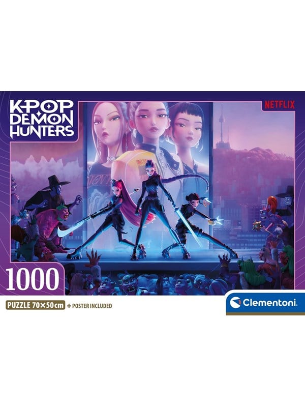 Clementoni K-Pop Demon Hunters - Compact 1000 brikker