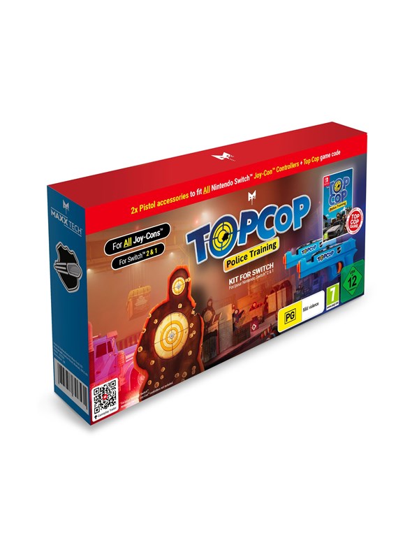 MAXX TECH Top Cop: Police Training Game and Gun Kit - Nintendo Switch