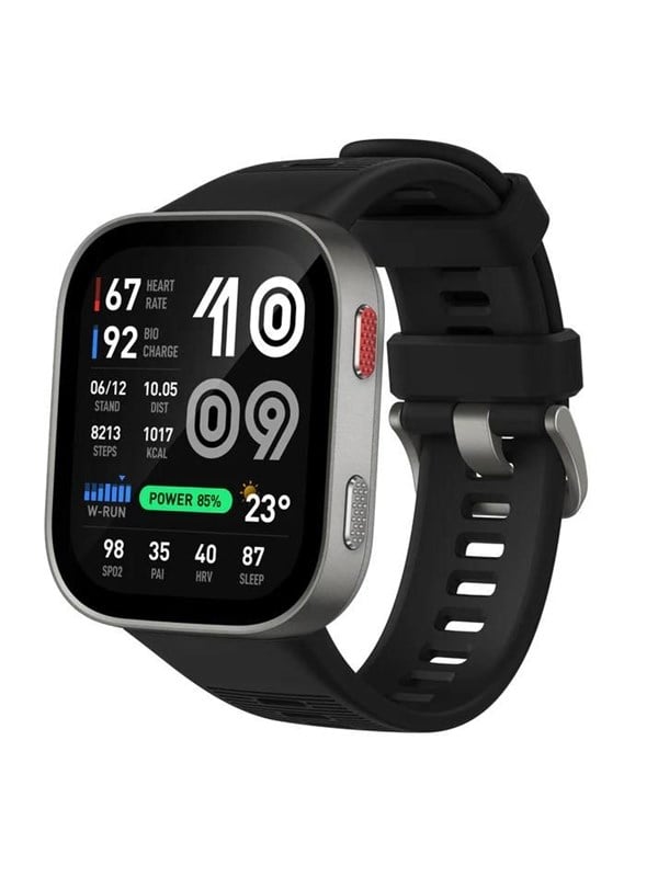 Amazfit Bip Max Silber Bluetooth GPS 2,07'' AMOLED Display 20 Tage Akku