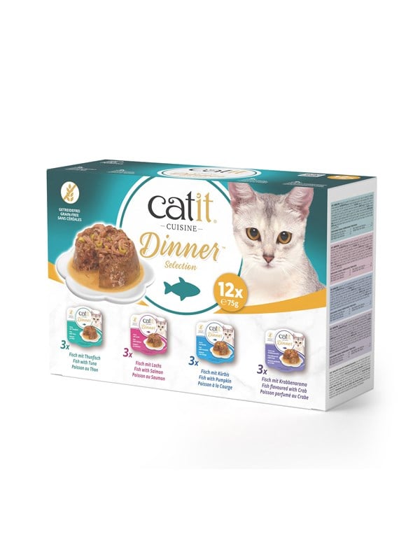 Catit catit dinner Nassfutter fr Katzen mit Doppelschicht mult