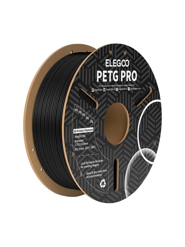 Filament ELEGOO PETG Pro 1.75mm Schwarz 1kg