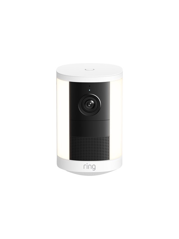 Ring Spotlight Cam Battery (2. Gen.) - 2K-WLAN-Außenkamera mit Licht - Weiß
