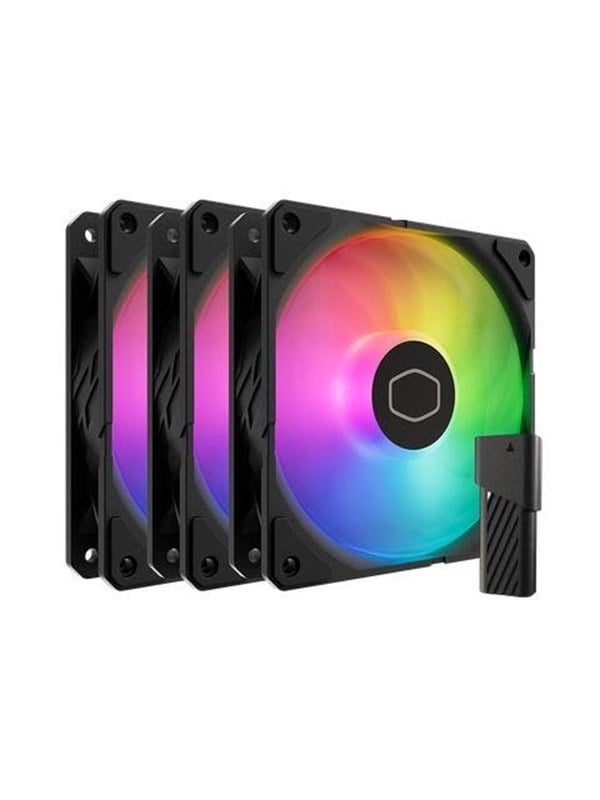 Cooler Master SickleFlow Edge 120 ARGB 3-Pack Fan Kit - Gehuselfter - 120mm - Schwarz