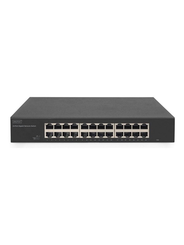 Image of DIGITUS - switch - 24 ports - unmanaged - rack-mountable