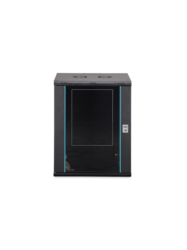 DIGITUS DN-37113 - 16U Wall-Mounted Cabinet  600x450mm  Glass Door  Unmounted