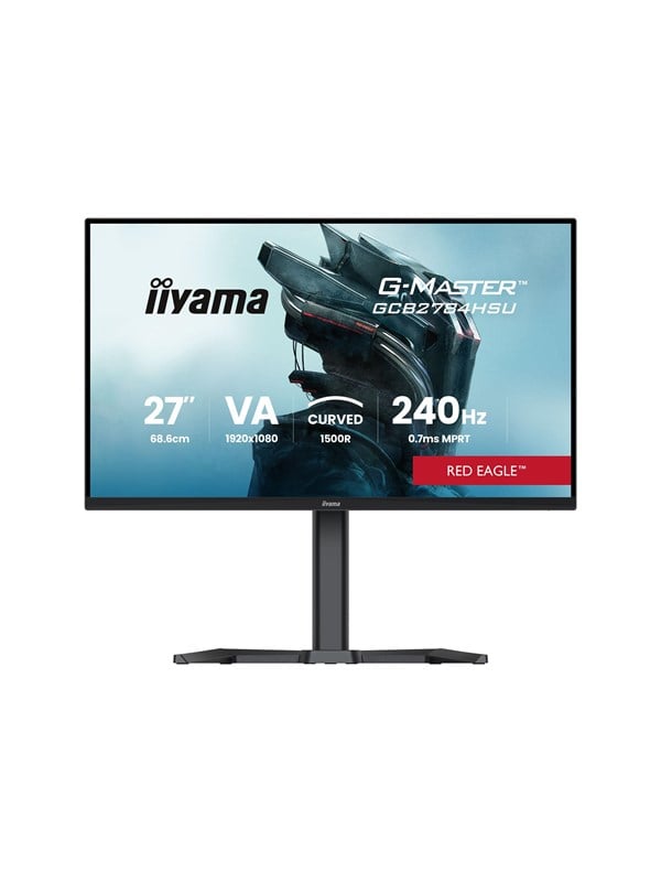 Image of 27" iiyama G-MASTER Red Eagle GCB2784HSU-B1 - LED monitor - curved - Full HD (1080p) - HDR
