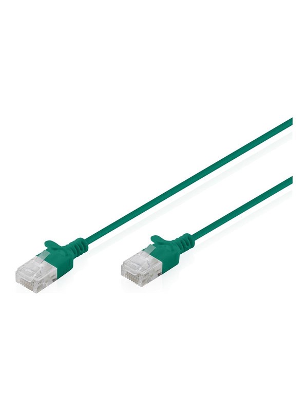 Assmann DIGITUS CAT 6 U-UTP Slim Patchkabel, 2 m, Grün