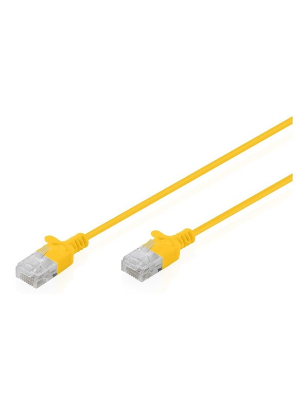 Assmann DIGITUS CAT 6 U-UTP Slim Patchkabel, 2 m, Gelb