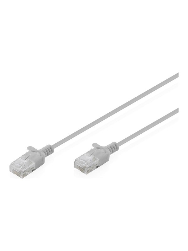 Assmann DIGITUS CAT 6 U-UTP Slim Patchkabel, 5 m, Grau