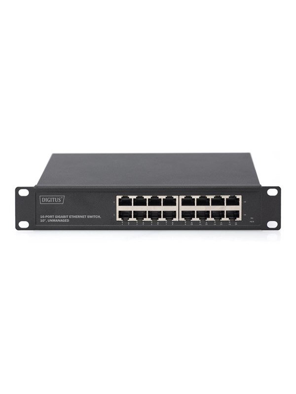 Assmann DIGITUS 10- Gigabit Ethernet Switch, 16-Port, Unmanaged