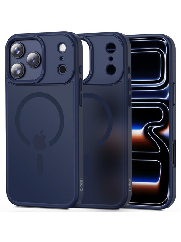Image of Tech-Protect MagMat MagSafe Case for iPhone 17 Pro - Navy Blue