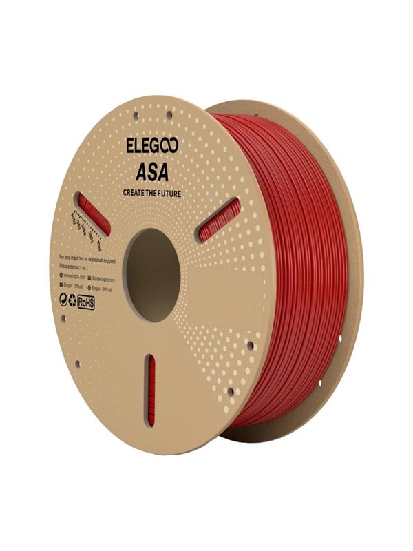 Filament ASA Elegoo 50.203.0739 Rot 1,75 mm Hohe UV-Beständigkeit