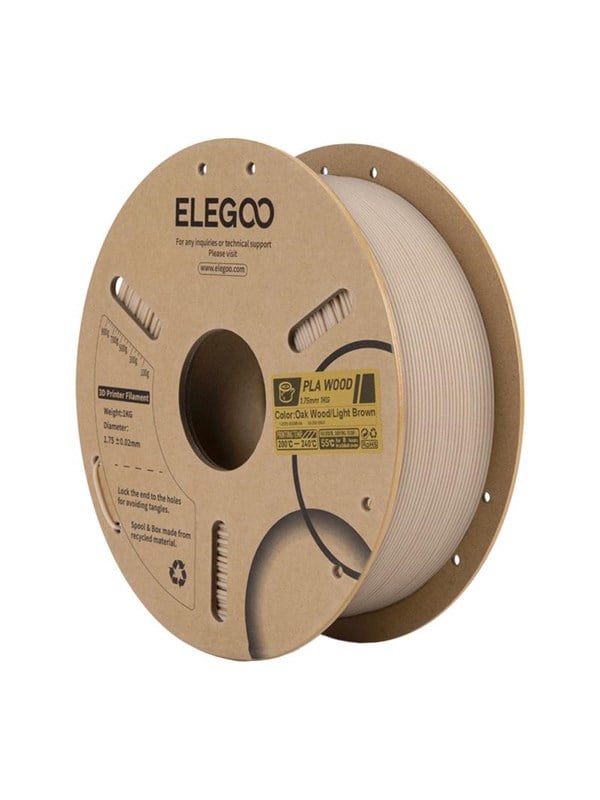 Filament PLA Elegoo 50.203.0652 Heller Eichenholz Braun 1,75 mm Realistisch