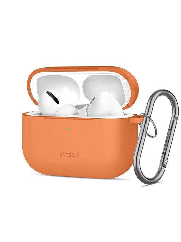 Image of Tech-Protect Silicone Hook Case for AirPods Pro - Orange