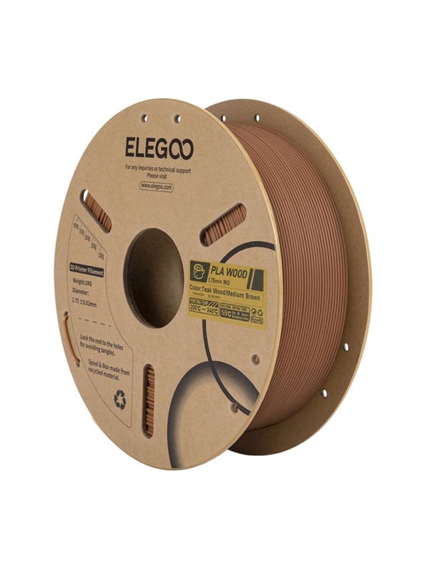 Filament PLA Elegoo 50.203.0657 Indisches Eichenholz Braun 1,75 mm Ökologisch