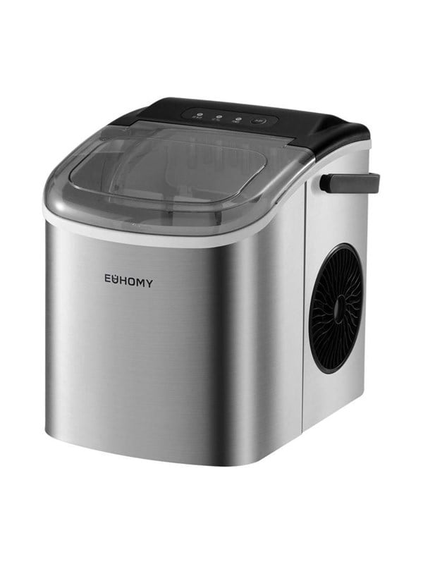 Euhomy Eismaschine IM001 Ice Cube Maker 1.2L 12kg - Silver