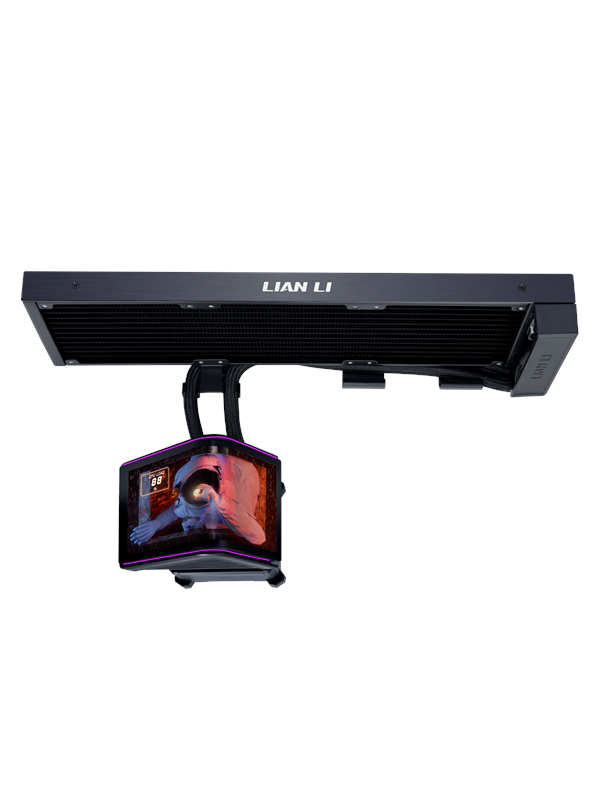 Lian Li HydroShift II OLED Curved 360Fanless schwarz | AiO-Wasserkühlung
