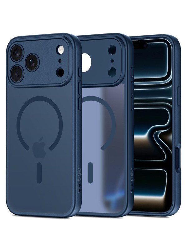 Image of Tech-Protect BasicMag MagSafe Case for iPhone 17 Pro Max - Navy Blue