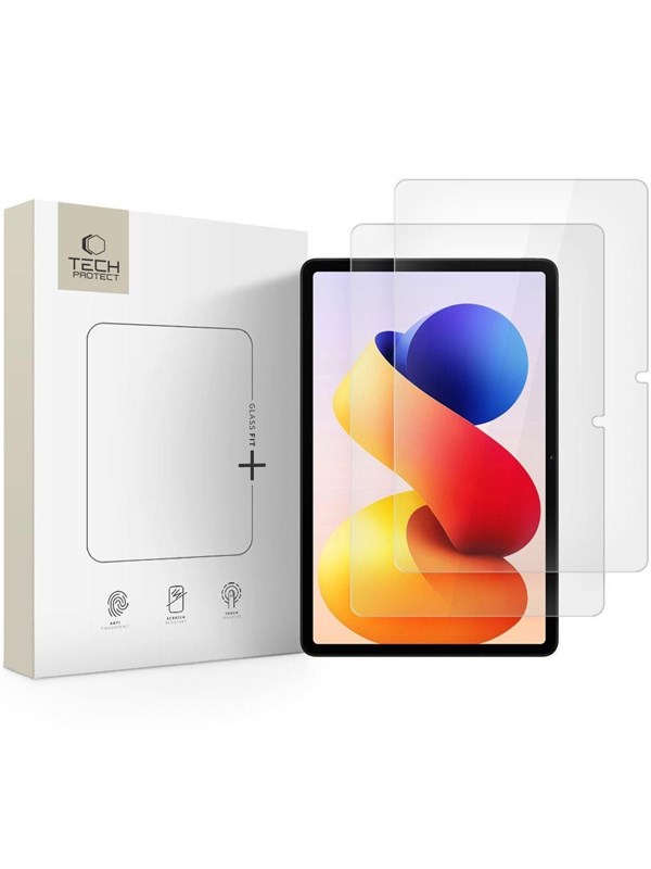 Tech-Protect Glass Fit+2-pack Tempered Glass for Xiaomi Redmi Pad Pro / 2 Pro 12.1 - Clear