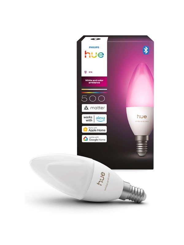 Philips Hue B39 Candle - E14 bulb - White and color ambiance - 1 pack
