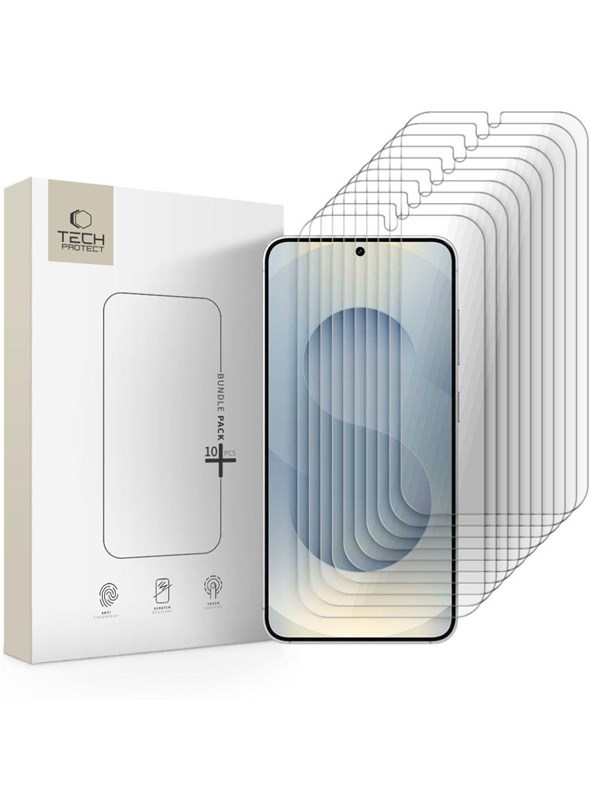 Tech-Protect Tempered Glass  Bundle 10-pack for Samsung Galaxy S24S25