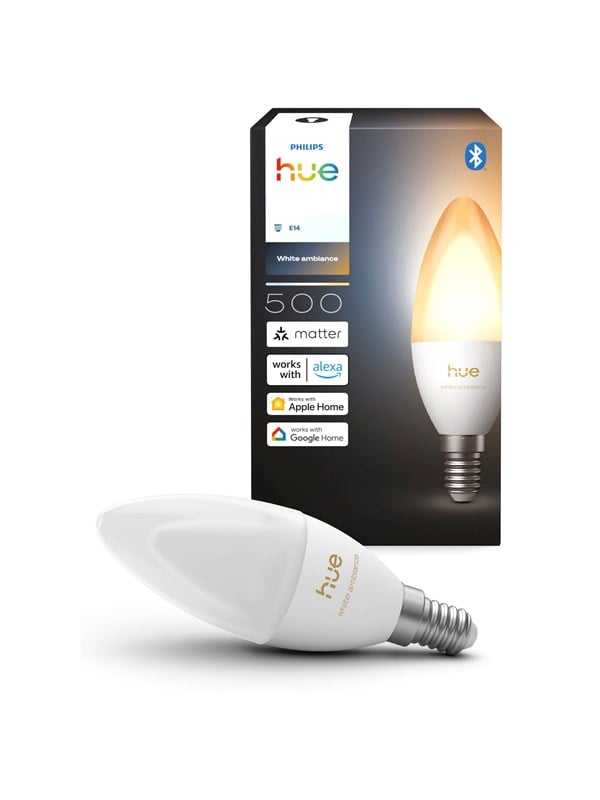 Philips Hue B39 Candle - E14 bulb - White ambiance - 1 pack