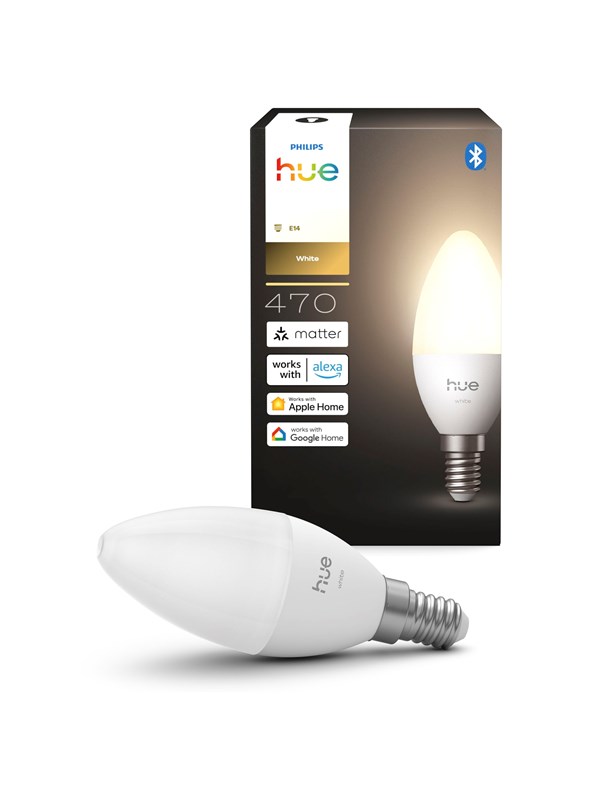 Philips Hue B39 Candle - E14 bulb - White - 1 pack