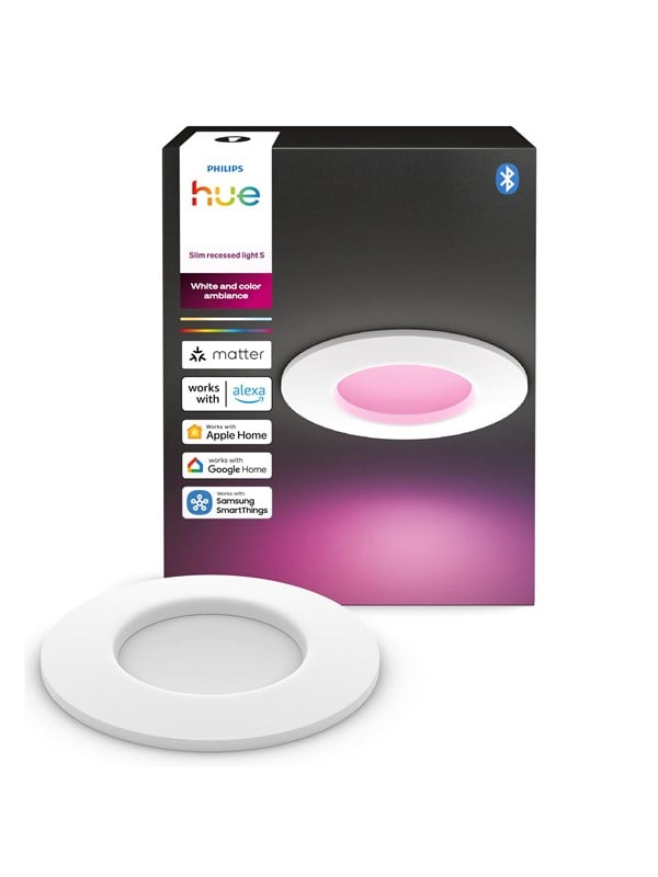 Philips Hue White & Colour Ambiance Deckenleuchte S - 1000lm, rund, 90mm - Weiß