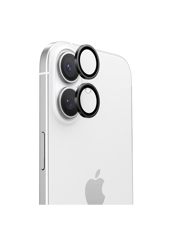 Schutzfolie Torras Lensguard für die Rückkamera des Apple iPhone 17, gehärtetes Glas, Schwarz