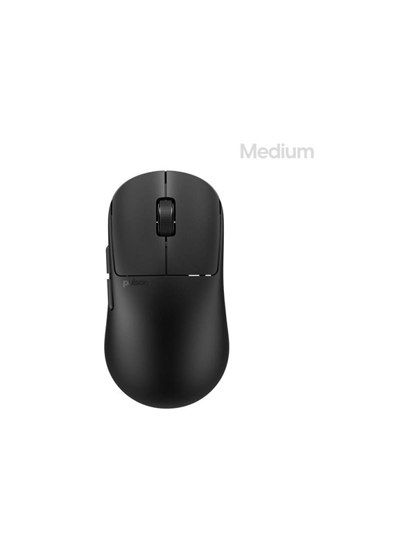 Pulsar X3 CrazyLight Medium Wireless (Jet Black) - Gaming Maus (Schwarz)