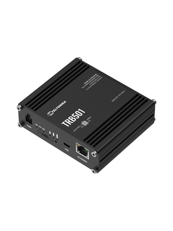 Teltonika TRB501 5G Gateway 5G DL bis zu 3,3 Gbit/s, 4G DL bis zu 1,6 Gbit/s, 1x 2.5G Ethernet