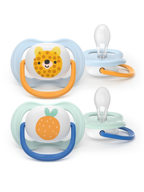 Philips Avent Pacifier ultra air 2 pack 0-6 mdr. hvid/blå