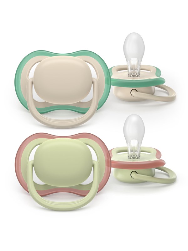 Philips Avent Pacifier ultra air 2 pack 6-18 mdr. grøn/grøn
