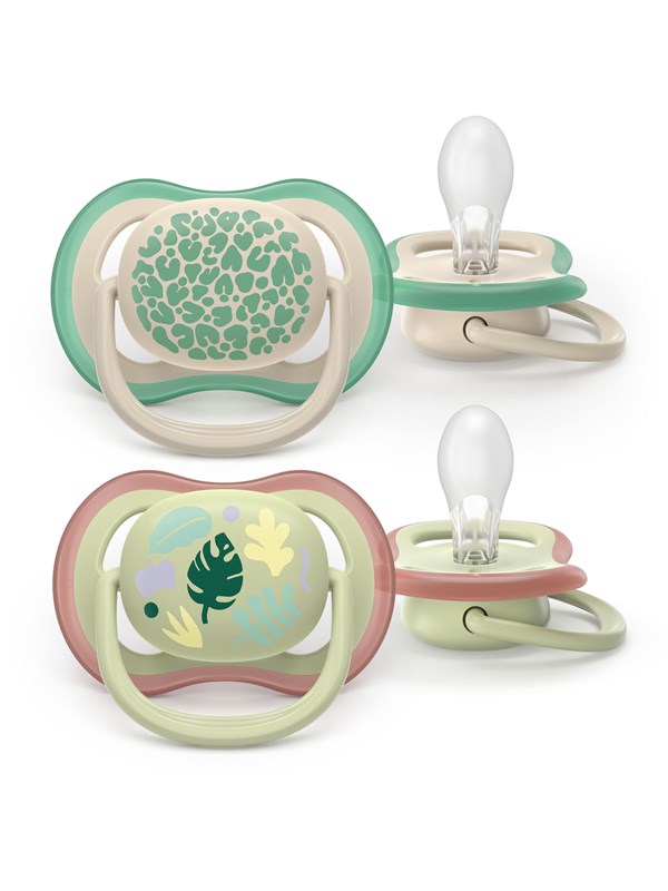 Philips Avent Pacifier ultra air 2 pack 6-18 mdr. grøn/grøn