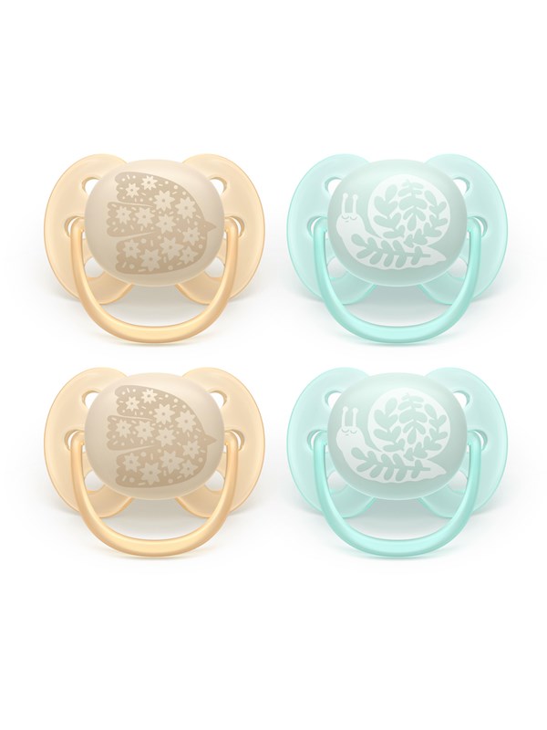 Philips Avent Pacifier ultra soft 4 pack 06 mdr gulbl