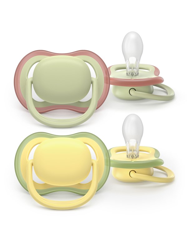 Philips Avent Pacifier ultra air 2 pack 18+ mdr. grøn/gul