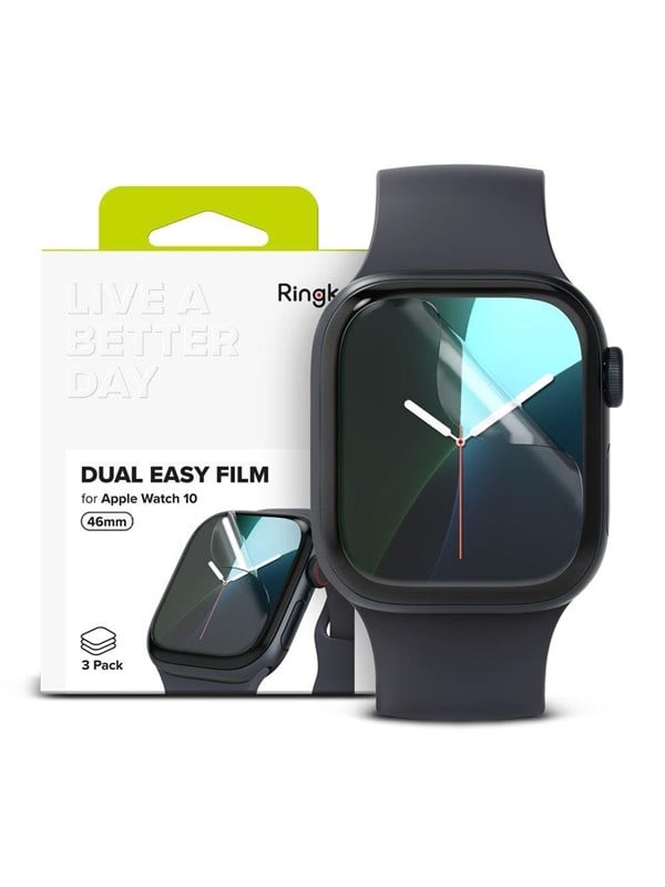 Ringke  Dual Easy 3-pack Protective Film for Apple Watch 10 46 mm