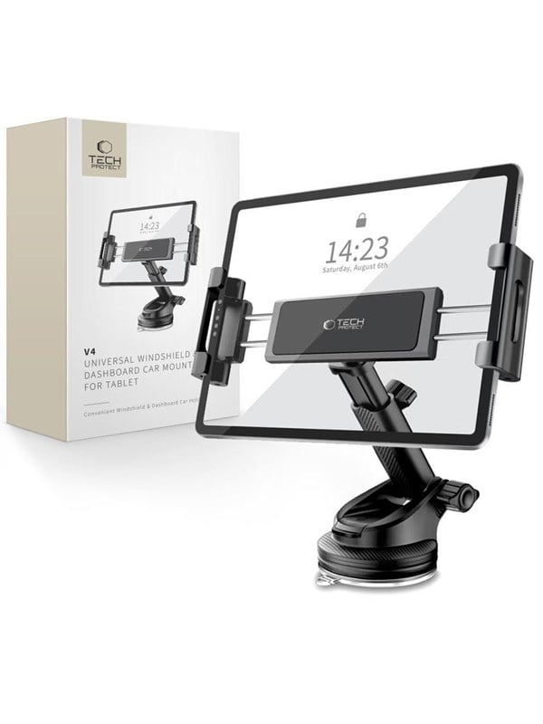 Tech-Protect V4 Cockpit Mount Tablet Car Mount Holder - Black