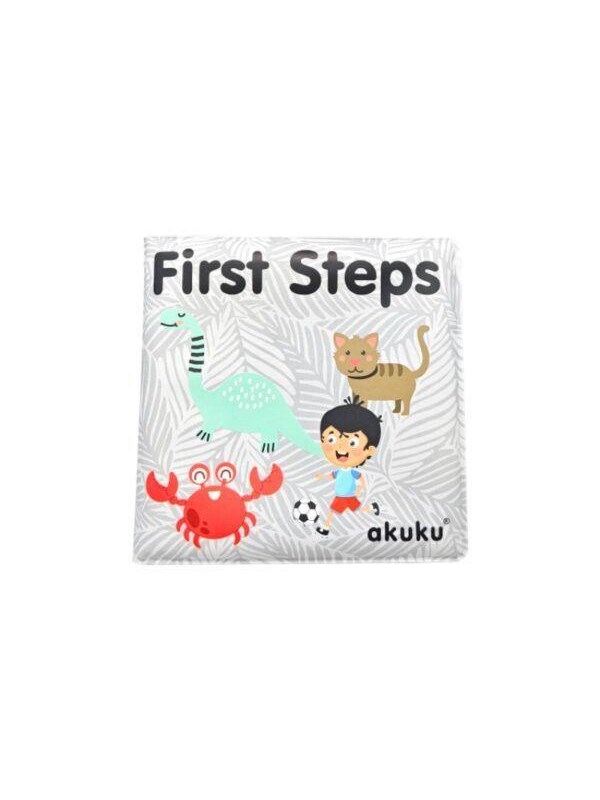 Image of Akuku Soft bath book with squeaker FIRST STEPS