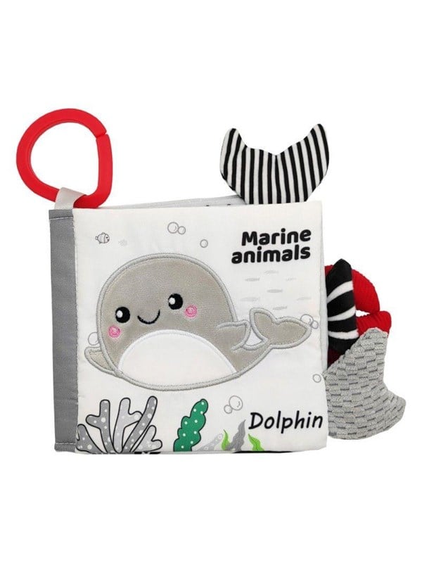 Image of Akuku First book from fabric sensory book MARINE ANIMA