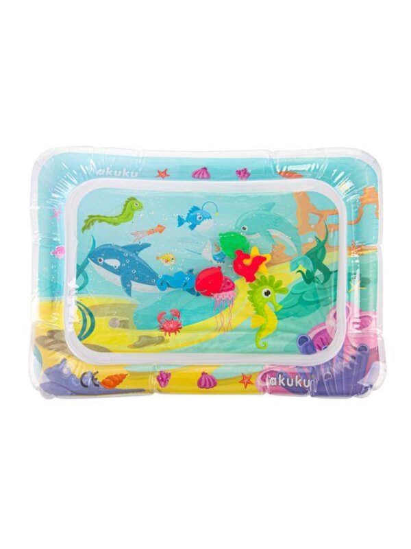 Image of Akuku Inflatable water play mat for babies 67 x 49 cm